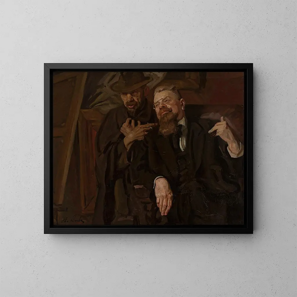 Discussion - Stanisław Lentz — framed artwork on a wall