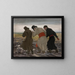 Druffende boeren - Stanisław Masłowski — ingelijst kunstwerk aan de muur