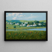 Lente landschap met een vijver - Stanisław Witkiewicz — ingelijst kunstwerk aan de muur