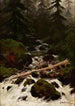 Ruisseau dans la forêt - Stanisław Witkiewicz — weergave van het kunstwerk