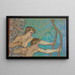 Archers Painting, fragment of the Fallen Angels composition, sketch for the decoration of the Franciscan church in Kraków - Stanisław Wyspiański — framed artwork on a wall