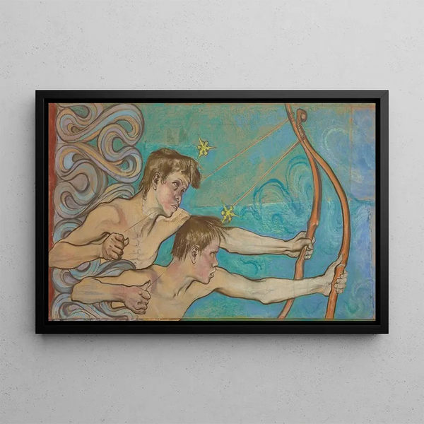 Stanisaw Wyspiaski - Archers Fragment of the Composition Fallen Angels Design to the Painting Decoration in the Franciscan Church in Krakow.webp