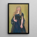 Portret van een jonge dame - Stanisław Wyspiański — ingelijst kunstwerk aan de muur