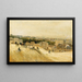 De arbeiders, oude drinkbak van Montmartre - Stanislas Lépine — ingelijst kunstwerk aan de muur
