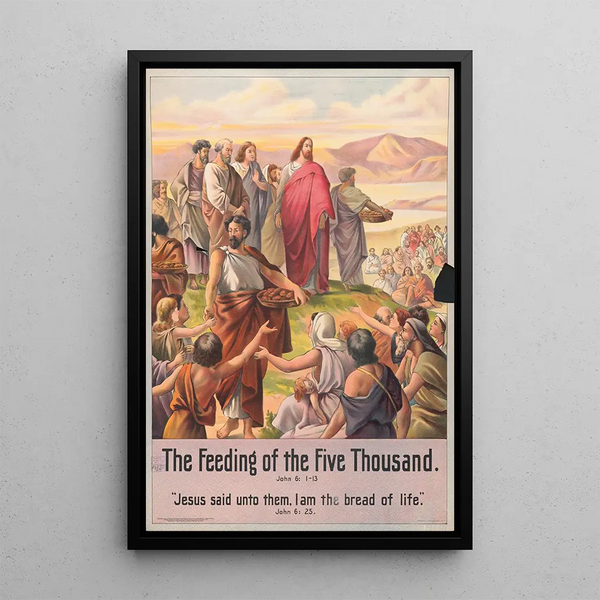 Stecher Litho Co - The feeding of the five thousand.webp