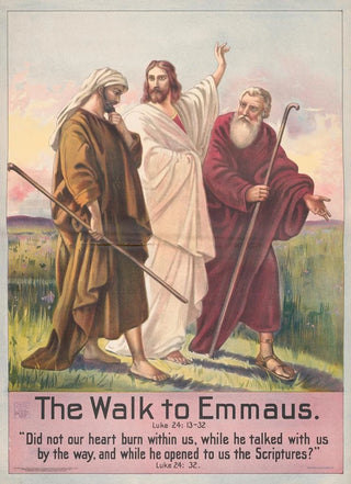 Stecher Litho Co - The walk to Emmaus.webp