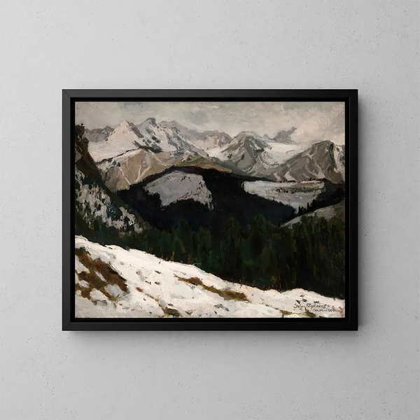 Dégel dans les montagnes Tatras - Stefan Filipkiewicz — framed artwork on a wall