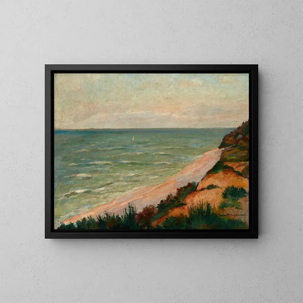 View towards Rozewie - Stefan Filipkiewicz — framed artwork on a wall
