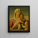 De Maagd met Kind en Sint-Jan de Doper - Stefano Cernotto — ingelijst kunstwerk aan de muur