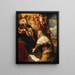 De visie van Sint Louis IX van Frankrijk - Stefano Magnasco — ingelijst kunstwerk aan de muur