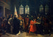 Expulsie van de hertog van Athene - Stefano Ussi — weergave van het kunstwerk