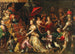De Koningin van Sheba voor Salomo - Stephan Kessler — weergave van het kunstwerk