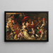De Koningin van Sheba voor Salomo - Stephan Kessler — ingelijst kunstwerk aan de muur