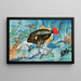 Fish Crazy Painting - Stephen Haweis — framed artwork on a wall