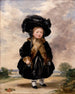De prinses Victoria op vierjarige leeftijd - Stephen Poyntz Denning — weergave van het kunstwerk