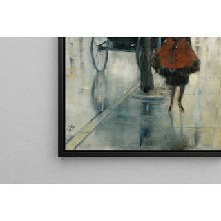 Strassenszene Mit Frau, Berlin de Lesser Ury