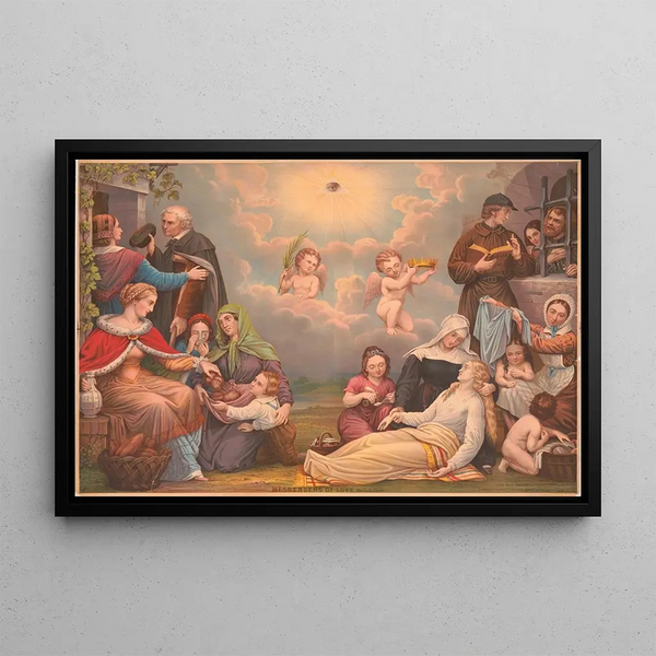 Strobridge Co Lith - Messengers of love Matth 25 35 36.webp