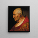 Hoofd en schouders van een oude man gezien van opzij - Atelier van Jacob Adriaensz Backer — ingelijst kunstwerk aan de muur