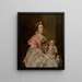 Portret van een moeder en haar kind - Atelier van Allan Ramsay — ingelijst kunstwerk aan de muur