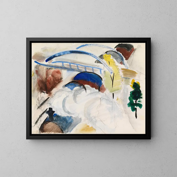 Train - Sulho Sipilä — framed artwork on a wall