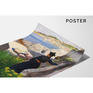 Sur la côte - Paul Fischer | Reproduction Tableau Décoration murale affiche copie