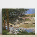 Reproduction of the painting on the banks of the Seine, Bennecourt - Claude Monet