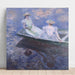 Reproductie van het schilderij op de boot - Claude Monet
