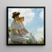 Op de hoogten - Charles Courtney Curran — ingelijst kunstwerk aan de muur