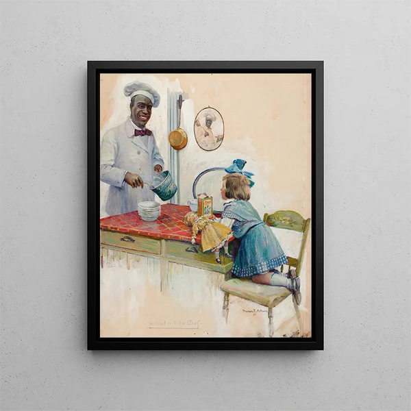 Susan E Arthurs - A Visit With Chef Cream of Wheat Advertisement.webp
