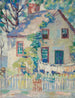 Huis in Lumberville - Susette Inloes Schultz Keast — weergave van het kunstwerk