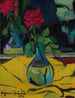 De roos in de spiegel - Suzanne Valadon — weergave van het kunstwerk