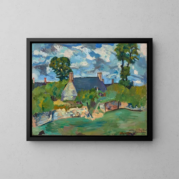 Landschap van Gent - Suzanne Valadon — ingelijst kunstwerk aan de muur