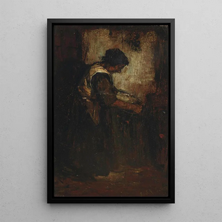 Suze Robertson - A peasant going about her chores.webp