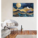 Reproductie van het schilderij Symfonie Nocturne in Goud en Azur | Collage