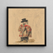 Syn Viktor in Slovak costume - Henriette Odescalchi — framed artwork on a wall