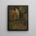 Diane en Virtus straffen Venus en Bacchus - T. van Malsen — ingelijst kunstwerk aan de muur