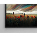 Abstract Schilderij – Suspended Spark | Surreal Poster met Bloemenveld en Textuurlijke Hemel