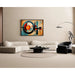 Abstract Painting – Praise of Symmetry | Geometric Wall Poster with Bright Colors and Balanced Shapes