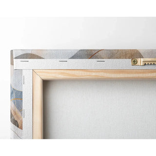 Tableau Abstrait – Fusion Minérale | Affiche Murale Élégante avec Détails Dorés et Effet Matière | Déco Luxe Moderne pour Salon ou Bureau Chic
