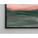 Abstract schilderij – Mistige horizon | Poster muurkunst minimalistisch landschap in zachte tinten