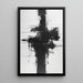 Abstract Black and White Painting – Abstract Impulse | Minimalist Energetic Poster