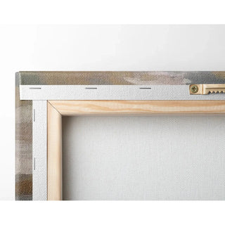 Tableau Abstrait – Nuée Dorée | Affiche Murale avec Détail Or et Tons Neutres | Déco Élégante et Raffinée pour Salon, Entrée ou Bureau Chic