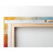 Abstract Painting – Silhouette in Abstraction | Wall Poster with Contrasting Colors and Diffuse Shapes