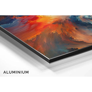 Tableau Abstrait – Tourbillon Chromatique | Affiche Murale aux Couleurs Dynamiques et Mouvements Tourbillonnants | Déco Énergique pour Salon ou Bureau