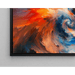 Abstract Schilderij – Chromatische Wervelwind | Poster voor de muur met dynamische kleuren en ronddraaiende bewegingen