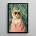 Tropical Cat Painting