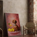 Schilderij Hond en Cocktail