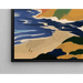 Schilderij gekleurd – Côte d’Été vintage | Poster maritiem landschap in retrostijl