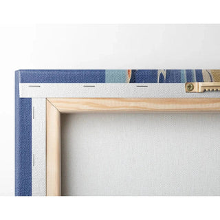 Tableau Coloré – Côte d’Été Vintage | Affiche Paysage Marin Style Rétro | Déco Inspirée des Affiches de Voyage pour Salon ou Bureau