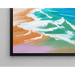 Schilderij Kleurvol – Pastel Golven | Poster Strandkleuren Zachte Tinten | Rustgevende Decoratie voor Woonkamer, Slaapkamer of Vakantiehuis